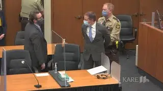 Derek Chauvin escorted from courtroom following guilty verdicts