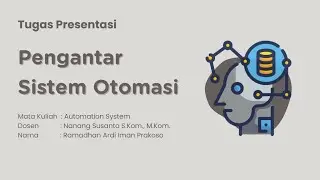 Resume PT. 1 Mata Kuliah Automation System