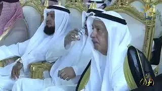 قصيدة الشاعر فرحان الملعبي التي وقف أمير قبيلة العوازم متأثر من كلماتها ، قالها في جمع دية خالد نقا