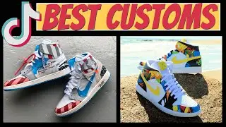 Tik Tok Custom Jordans | Compilation 2021| Painting on Shoes