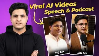 Viral Ai videos Free mein kaise banaye | Podcast & Speech AI Videos | Full Tutorial with prompts