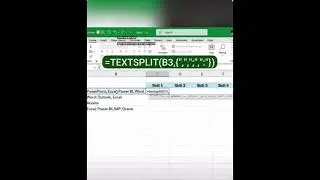 How To Use TEXTSPLIT Function in Excel To Split Text in Separate Columns in Excel Simplified