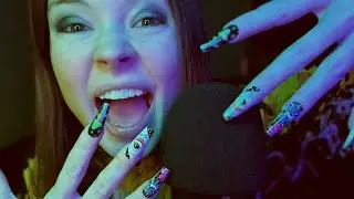 ASMR Loud, Fast and Aggressive Mic Triggers With Long Nails Requested By YOU