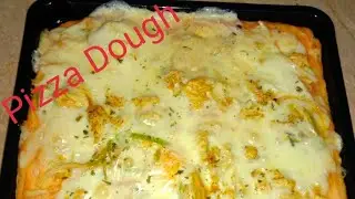 Cheese Pizza Recipe | Square Cheese Pizza | Pizza Dough | Homemade Pizza | Lyallpur Kitchen Official