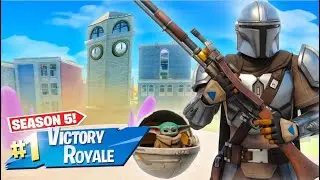 THE MANDALORIAN SNIPER ONLY CHALLENGE (Fortnite Battle Royale)