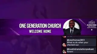 What To Do When You&rsquo;ve Checked Out | OneGen | Pastor Ernest Hale 12-7-2025