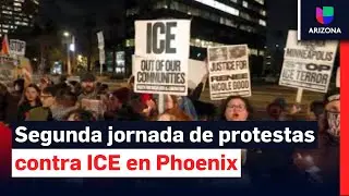 Segunda jornada de protestas en contra de ICE en Phoenix: Manifestantes recuerdan a Renee Nicole Goo