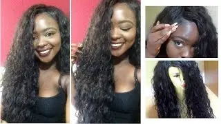 How I Make My Full Wigs ft Maxine Hair Products | Brazilian Water Wave | Aliexpress &hearts;