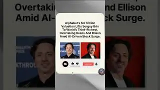 Richer Than Bezos! Sergey Brin&rsquo;s $4T Win 💰 #viral #trending #shorts