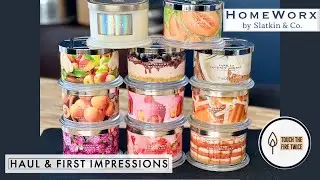 HomeWorx by Slatkin & Co. Candle Haul | First Impressions - Bakery & Gourmand | TouchTheFireTwice