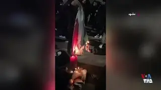 غافلگیرشدن معترضان مشهدی از انبوه جمعیت حاضر در خیابان در روز ۱۸ دی