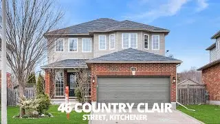 Fabulous Family Home Backing Onto Greenspace - 46 Country Clair Crescent  - Kitchener Real Estate