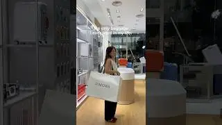 a BIG GIRL purchase 😭 got the rimowa hybrid cabin in white today #shoppingvlog #travelvlog