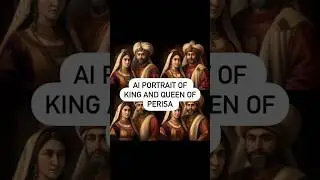 AI portrait of King and Queen of PERSIA!! 😳🙊 #persia
