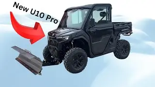 Cfmoto Uforce U10 Pro With Cab And Plow Walkaround