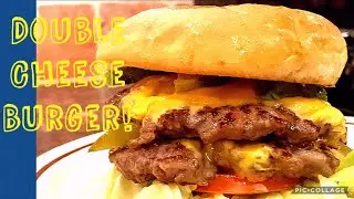 Double Cheeseburger - Cheeseburger - Classic Double Cheeseburger - Best Homemade Cheese Burger