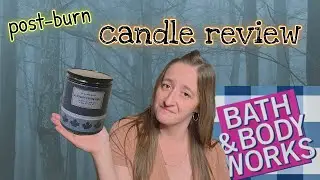 Bath & Body Works Blueberry Cotton Candy fall 2022 candle review -single wick-