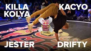 KACYO vs KILLA KOLYA vs JESTER vs DRIFTY / PRELIM / RED BULL BC ONE 2017 LAST CHANCE CYPHER