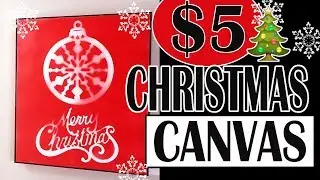 🎄DOLLAR TREE CHRISTMAS DIY 2018 🎄 WALL SIGN