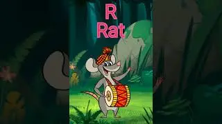 R for Rat৷ rat৷ #r #short #english #alphabet #viral #sidrat#phonic word