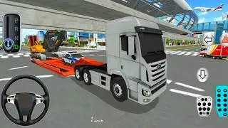 Now Electric police car and crane machine transport truck - 3D Driving Class game iOS bast gameplay 