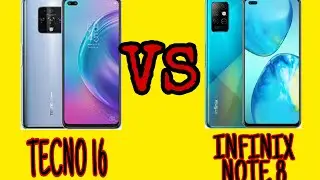 Tecno camon 16 vs  Infinix note 8 Battery,camera,price
