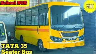 💥 2025 New Tata City Ride School Bus 35 Seater 💥 ACGL Body BS6 OBD.2 || Price Review Specifications