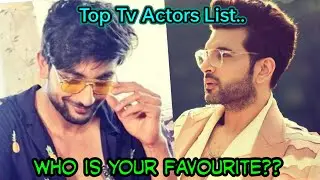 Top 20 TV Actors Ranking / Television Celebrity Ranking / Who is your Favourite?? #topactors