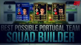 ЛУЧШАЯ ВОЗМОЖНАЯ КОМАНДА ПОРТУГАЛИИ! С ТОТИ РОНАЛДУ | FIFA 13 Ultimate Team Squad Builder