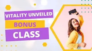Vitality Unveiled Workshop Tap Lesson