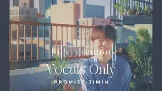 Promise by JIMIN | vocals only | English Lyrics