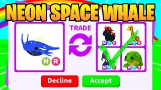 What People Trade for NEON SPACE WHALE in Adopt Me