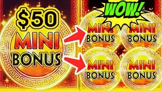 Words On Dimes is 4x As Nice! NEW Super Split Fu Lai Yun Wang slot at the Venetian Casino in Vegas!