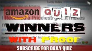 Amazon Quiz Winners With Proofs With English Subtitles