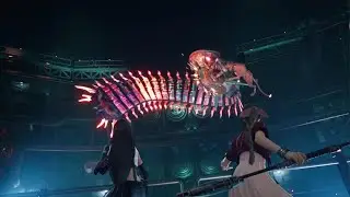 FINAL FANTASY VII REMAKE - BEATING THE SWORDIPEDE (HARD MODE)