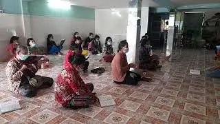 bible study on a marmer floor