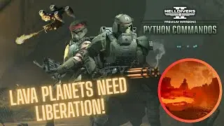 Helldivers 2! Lava worlds