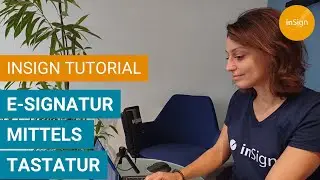 E-Signatur mittels Tastaturunterschrift