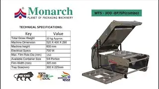 Tray Sealer Machine | Meal Tray Sealer | Thali Packing Machine | Food Packing Machine |Indianmachine