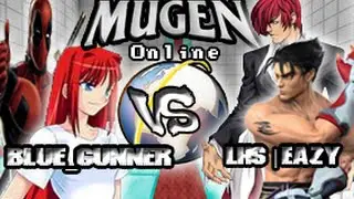 Mugen Online | Blue_gunner vs [LHS] EaZy Pt. 2 | NETMugen TE Best of 5 Set