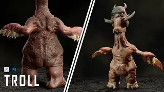 CONCEPT ART Timelapse - TROLL