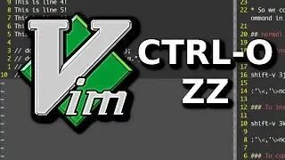 #Shorts VIM ctrl-o zz