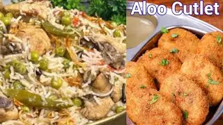 Daily routine vlog || cutlets || matar pulao || pakoray || chai || viral || trending|| food fusion 