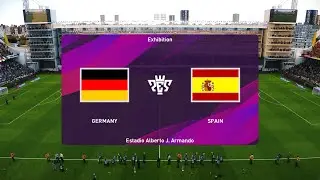 UEFA NATIONS LEAGUE - Germany vs Spain - PS4 GAMEPLAY-PES 2020