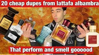 (Re-upload) best cheap 20 Fragrances of all time ( Lattafa , alhambra fragrance wrold ) 2024