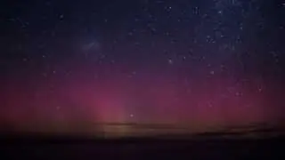 Aurora Australis Timelapse from Wellington. June 29th 2013