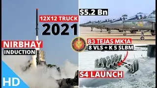 Indian Defence Updates : S4 SSBN Launch,Nirbhay Induction,TEDBF Team Gets MiG29K,83 TejasMK1A $5.2Bn