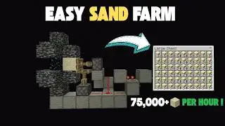 Unlimited Sand in Minecraft Bedrock 1.21