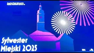 [4K] Sylwester Miejski Białystok 31.12.2025 życzenia, pokaz laserów ,fajerwerki