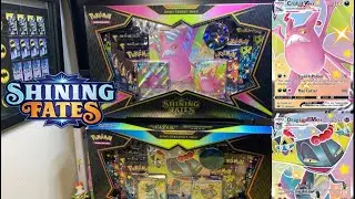 Shiny Crobat VMAX & Shiny Dragapult VMAX Premium Collection Box!